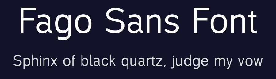 Fago Sans Font by firstype — Sans Serif Font — thumbnail 2