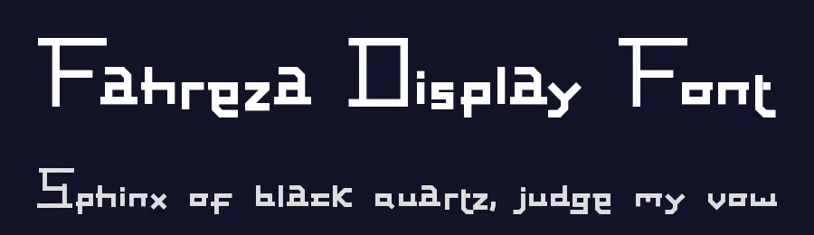 Fahreza Display Font by No Feelings Studio — Decorative Font — thumbnail 2
