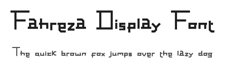 Fahreza Display Font by No Feelings Studio — Decorative Font