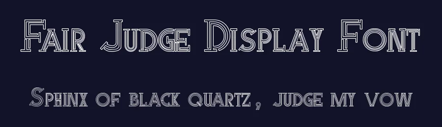 Fair Judge Display Font by edricstudio — Sans Serif Font — thumbnail 2