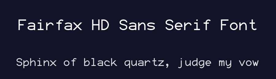 Fairfax HD Sans Serif Font by Kreative Software — Sans Serif Font — thumbnail 2