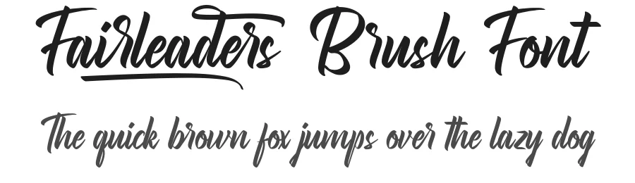 Fairleaders Brush Font by nihstudio — Script Handwritten Font