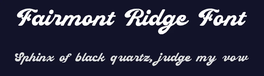 Fairmont Ridge Font by Letterhend Studio — Display Font — thumbnail 2