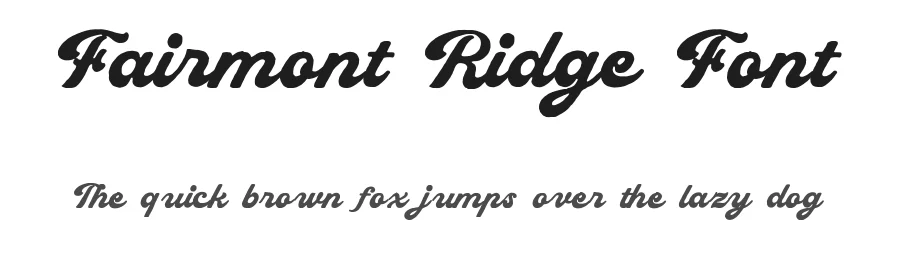Fairmont Ridge Font by Letterhend Studio — Display Font