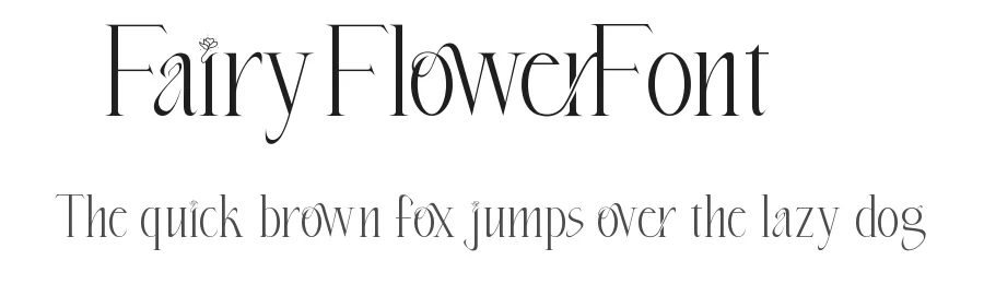 Fairy Flower Font by nihstudio — Display Font