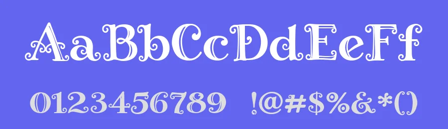 Fairy Mesova Whimsical Font by letterhanna — Decorative Font — thumbnail 3