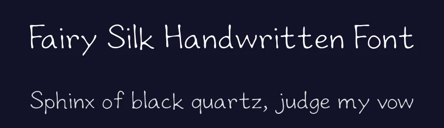 Fairy Silk Handwritten Font by NazmulsDesign — Decorative Font — thumbnail 2