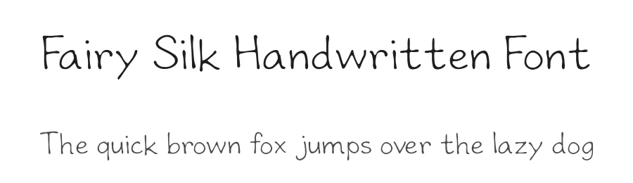 Fairy Silk Handwritten Font by NazmulsDesign — Decorative Font