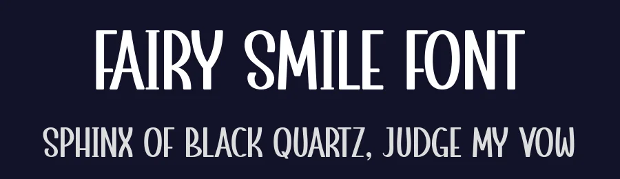 Fairy Smile Font by keithzo — Display Font — thumbnail 2