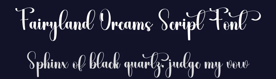 Fairyland Dreams Script Font by freshtypeink — Script Handwritten Font — thumbnail 2
