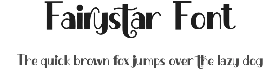 Fairystar Font by nihstudio — Sans Serif Font