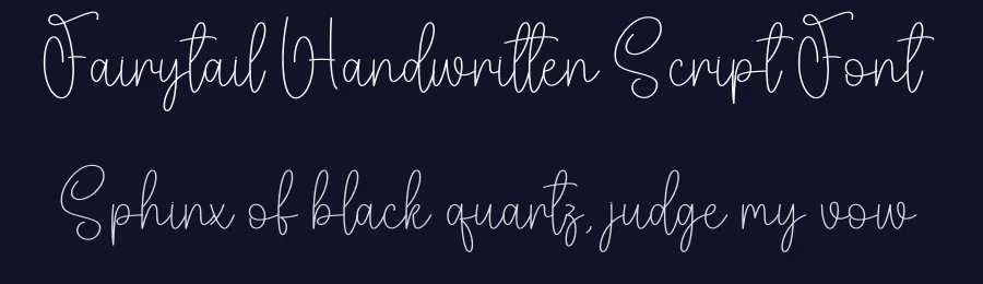 Fairytail Handwritten Script Font by creativeletter — Script Handwritten Font — thumbnail 2