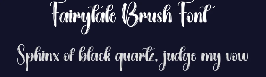 Fairytale Brush Font by creativeletter — Script Handwritten Font — thumbnail 2