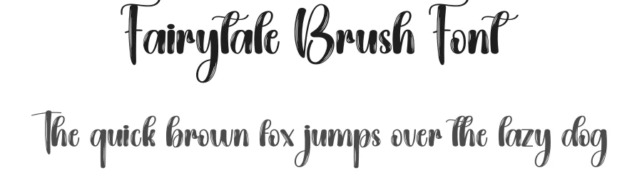 Fairytale Brush Font by creativeletter — Script Handwritten Font