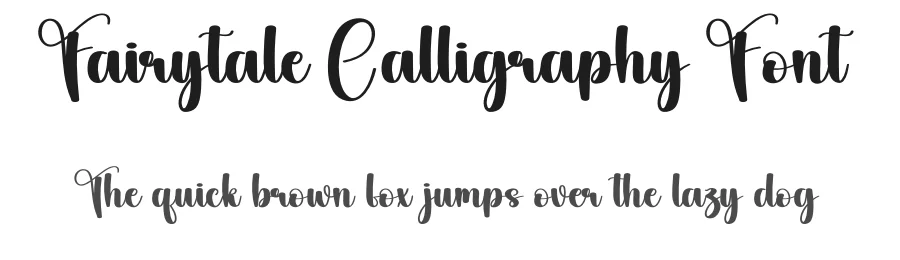 Fairytale Calligraphy Font by andikastudio — Script Handwritten Font