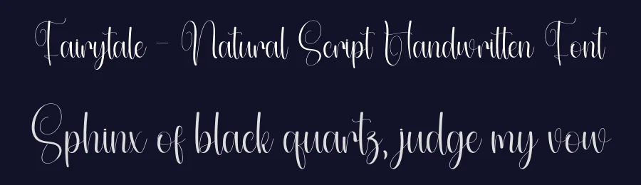 Fairytale – Natural Script Handwritten Font by andikastudio — Script Handwritten Font — thumbnail 2