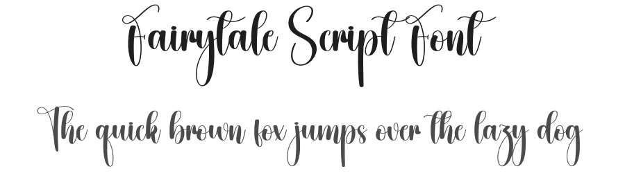 Fairytale Script Font by creativeletter — Script Handwritten Font
