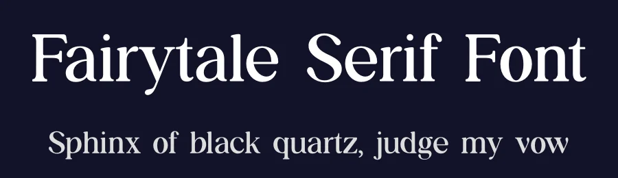 Fairytale Serif Font by GraphicSauce — Decorative Font — thumbnail 2
