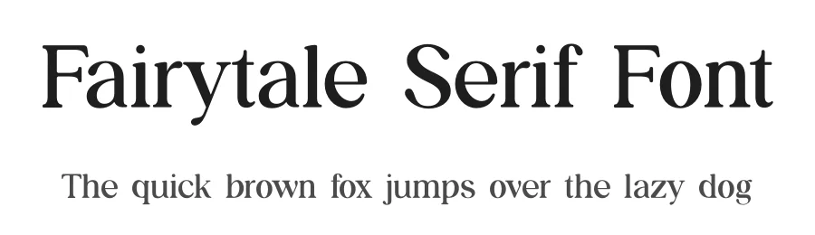 Fairytale Serif Font by GraphicSauce — Decorative Font