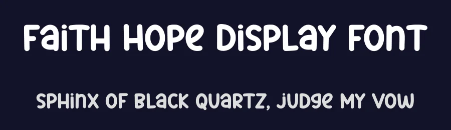 Faith Hope Display Font by Nadiratype — Display Font — thumbnail 2
