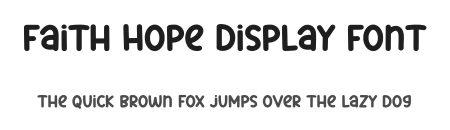 Faith Hope Display Font by Nadiratype — Display Font