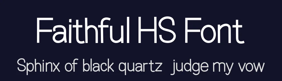 Faithful HS Font by Hannabie Creative — Decorative Font — thumbnail 2