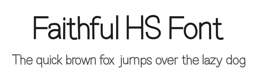 Faithful HS Font by Hannabie Creative — Decorative Font