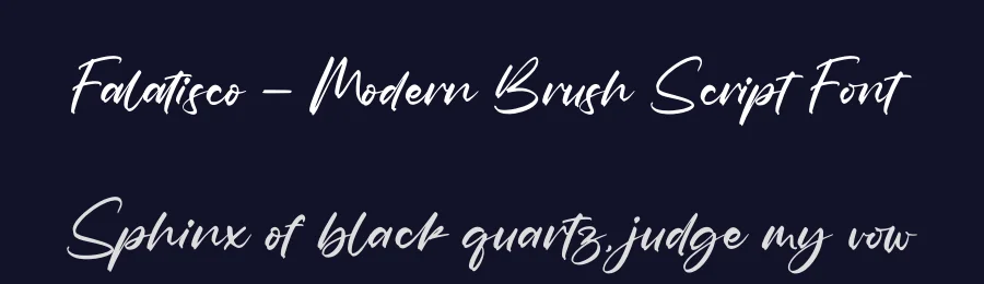 Falatisco – Modern Brush Script Font by glorytype — Script Handwritten Font — thumbnail 2