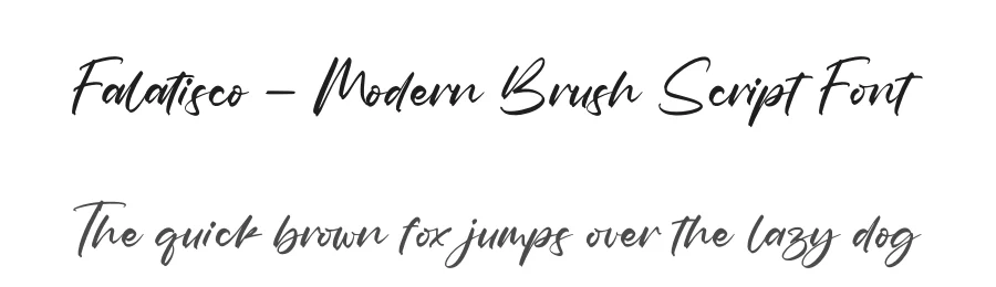 Falatisco – Modern Brush Script Font by glorytype — Script Handwritten Font