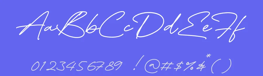 Falcon Picture Font by glorytype — Script Handwritten Font — thumbnail 3