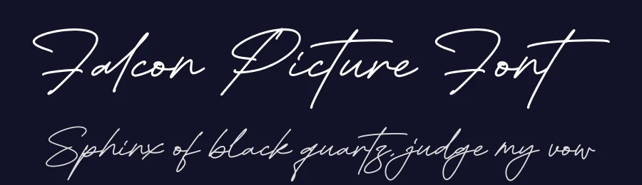 Falcon Picture Font by glorytype — Script Handwritten Font — thumbnail 2