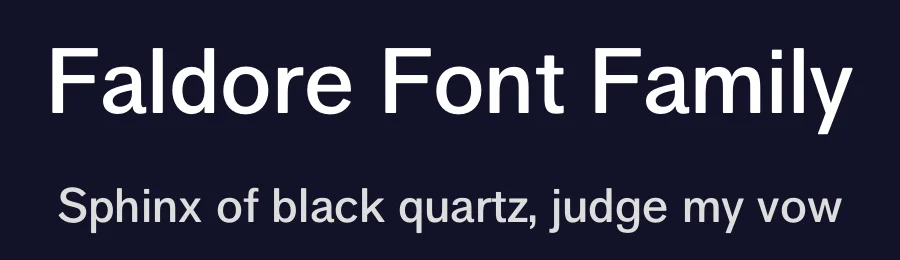 Faldore Font Family by Alfredo Marco Pradil — Sans Serif Font — thumbnail 2
