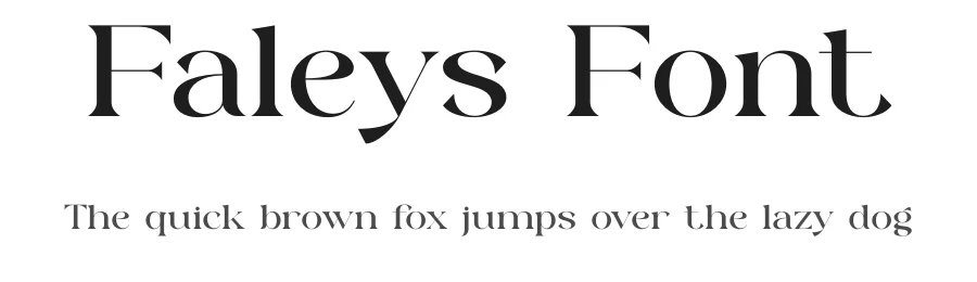 Faleys Font by SURATMI — Serif Font
