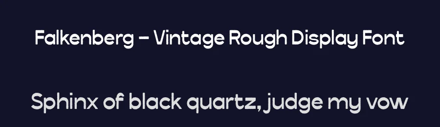 Falkenberg – Vintage Rough Display Font by Casloop Studio — Decorative Font — thumbnail 2