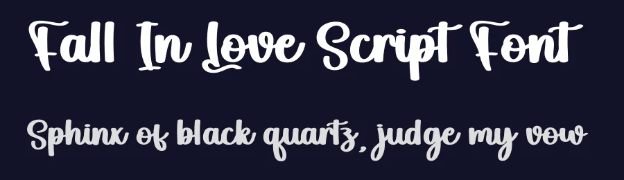 Fall In Love Script Font by andikastudio — Script Handwritten Font — thumbnail 2