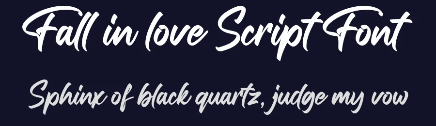 Fall in love Script Font by Namara Creative Studio — Script Handwritten Font — thumbnail 2