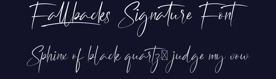 Fallbacks Signature Font by nihstudio — Script Handwritten Font — thumbnail 2