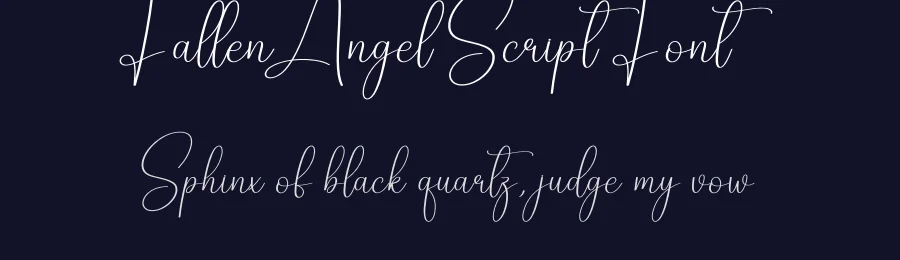 Fallen Angel Script Font by creativeletter — Script Handwritten Font — thumbnail 2