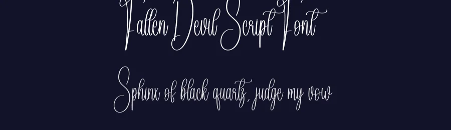 Fallen Devil Script Font by andikastudio — Script Handwritten Font — thumbnail 2