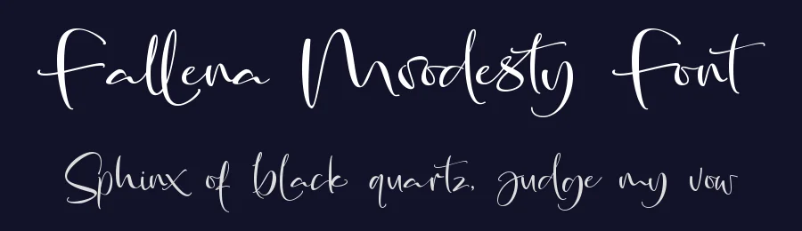 Fallena Moodesty Font by Duanolle Studio — Script Handwritten Font — thumbnail 2