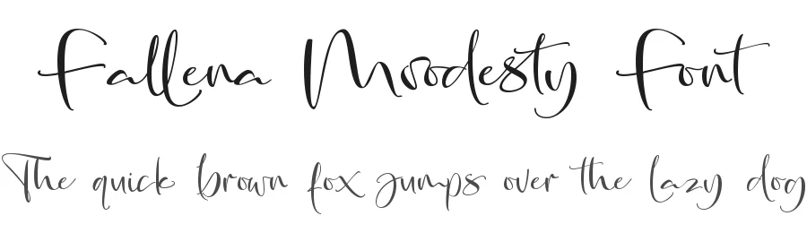 Fallena Moodesty Font by Duanolle Studio — Script Handwritten Font