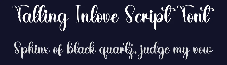 Falling Inlove Script Font by freshtypeink — Script Handwritten Font — thumbnail 2