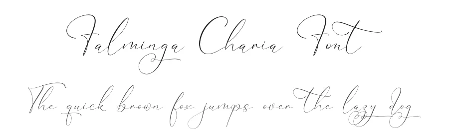 Falminga Charia Font by letterfabric — Script Handwritten Font