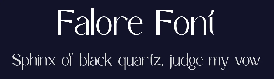 Falore Font by Fontliner — Display Font — thumbnail 2