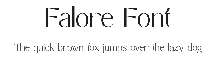 Falore Font by Fontliner — Display Font