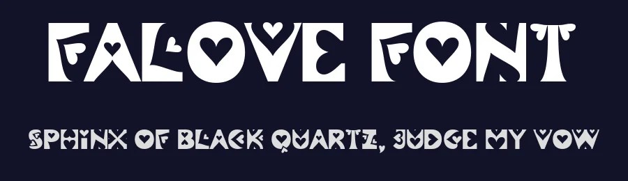 Falove Font by Drizy — Display Font — thumbnail 2