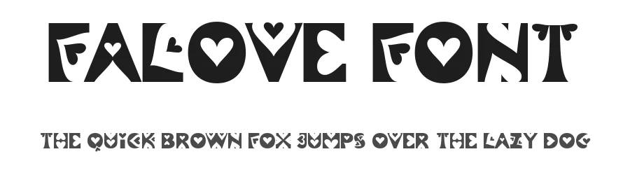 Falove Font by Drizy — Display Font