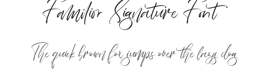 Familior Signature Font by agniardi — Script Handwritten Font