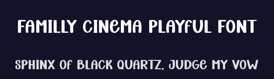 Familly Cinema Playful Font by inermediaSTUDIO — Display Font — thumbnail 2