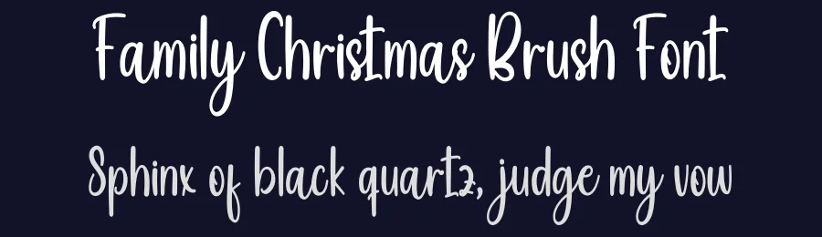 Family Christmas Brush Font by inermediaSTUDIO — Script Handwritten Font — thumbnail 2